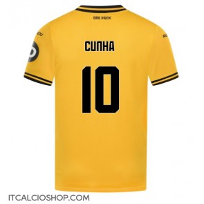 Wolves Matheus Cunha #10 Prima Maglia 2024-25 Manica Corta